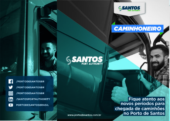SPA atualiza norma de agendamento de caminhões no Porto de Santos